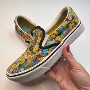 VANS Simpsons Springfield Character Slip On Shoes